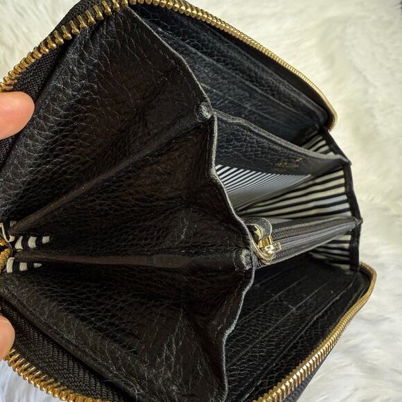 Kate Spade New York Black Zip Around Wallet - Picture 6 of 11